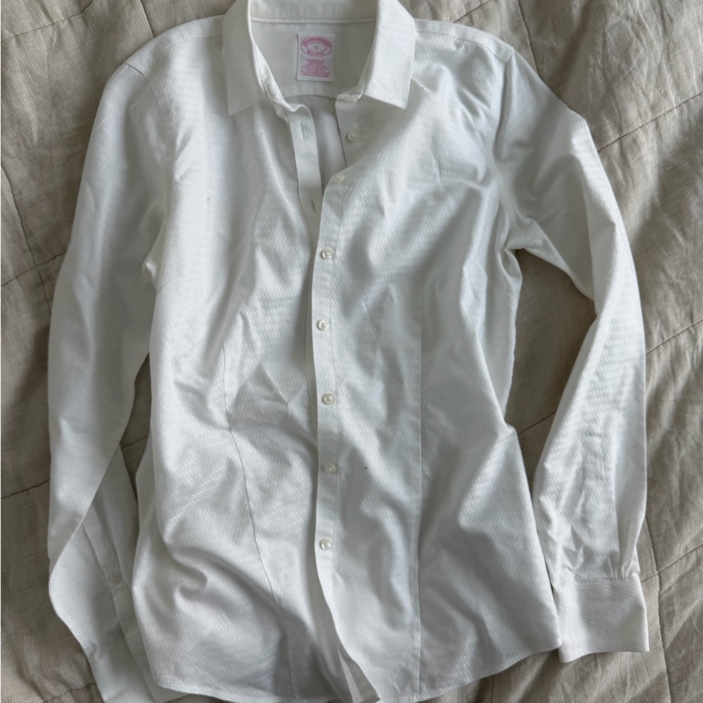 Brooks Brothers Crisp White Dress Shirt